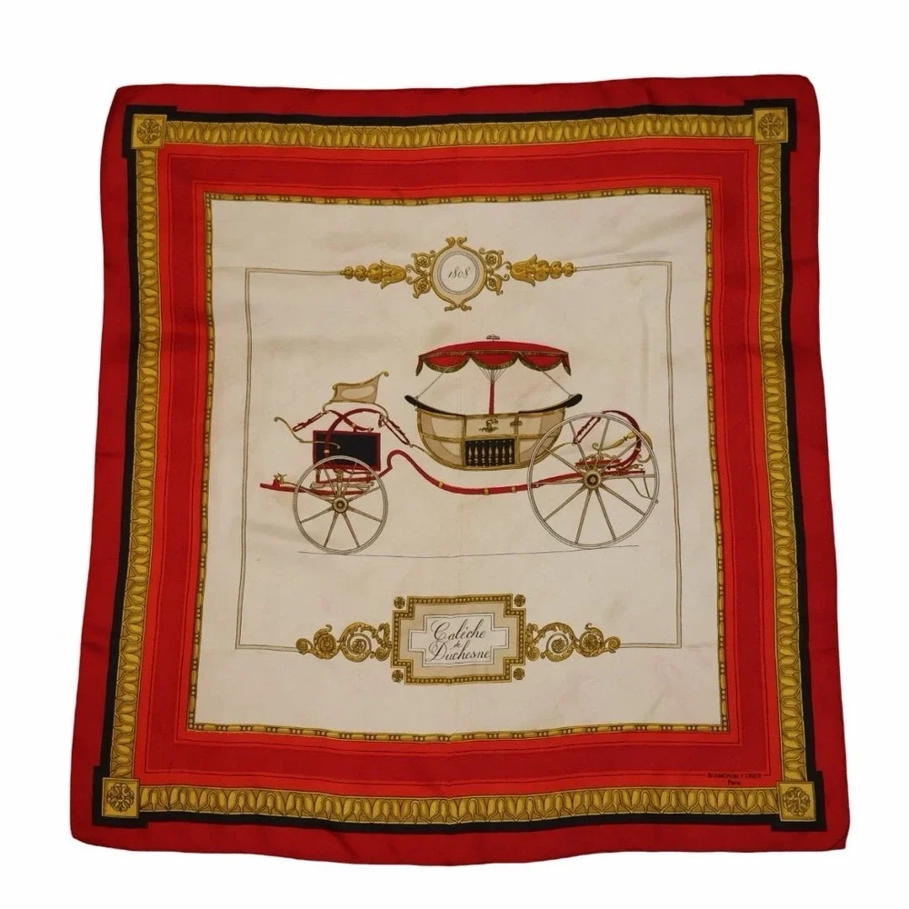 Vintage Bianchini Freire Paris Royal Square Scarf